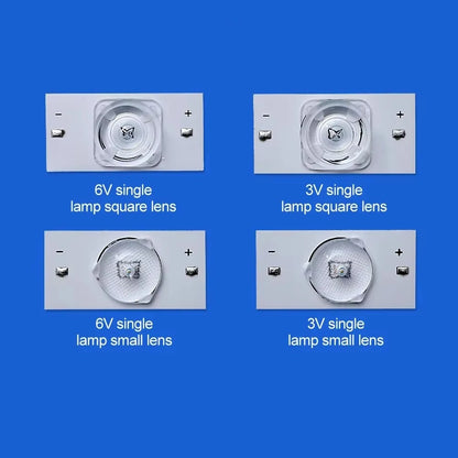 Perlas de lámpara SMD de 3 V y 6 V con filtro óptico para reparación de televisores LED de 32 a 75 pulgadas con cable de 2 m, accesorios para tiras de retroiluminación LED.