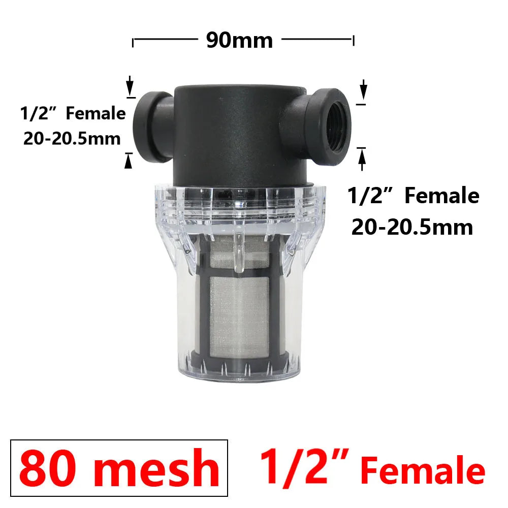1/2 3/4 1 Inch Watering Filter For IBC Tank Tap Adapter S60 Ton Barrel Joint Garden Irrigation Aquarium Pump Water Gun Strainer