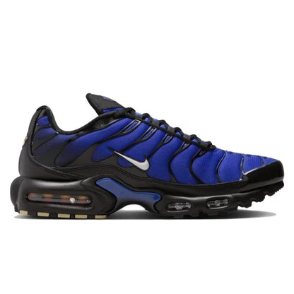 Zapatillas Nike Air Max Plus TN para correr, clásicas, negras triples, para exteriores, para correr, caminar, deportivas, para mujer y hombre.