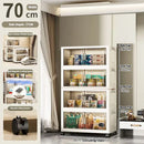 Storage Cabinet Folding Storage Box Home Living Room Toy Cabinet Storage Rack Snack Cabinet Installation-Free Kitchen Storage Cabinet Folding Storage Cabinet Organizer
