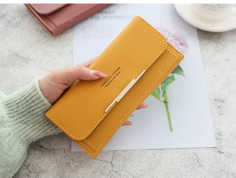 2024 Fashion Wallet Women's Purse Wallet Card Holder Female Clutch Long Purse Multi-card Holder Luxury Designer Lady Coin Purses
