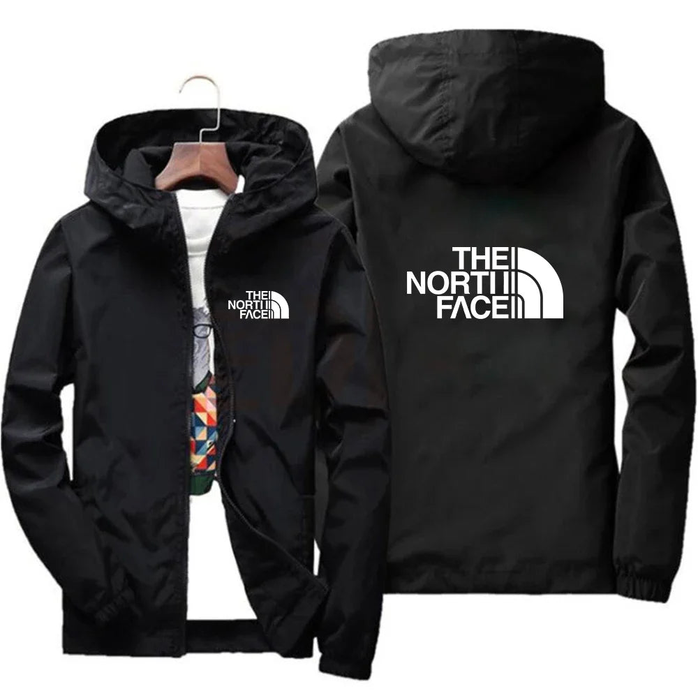 Chaqueta con capucha para hombre, nueva y popular para primavera y otoño de 2025, ideal para actividades al aire libre, ocio, moda urbana, chaqueta para hombre.