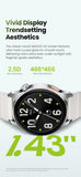HAYLOU Watch 4S(HF012) GPS Smartwatch 1.43” HD AMOLED 5 Satellite GPS Positioning 120+ Workout Modes Sport Fitness Smart Watch