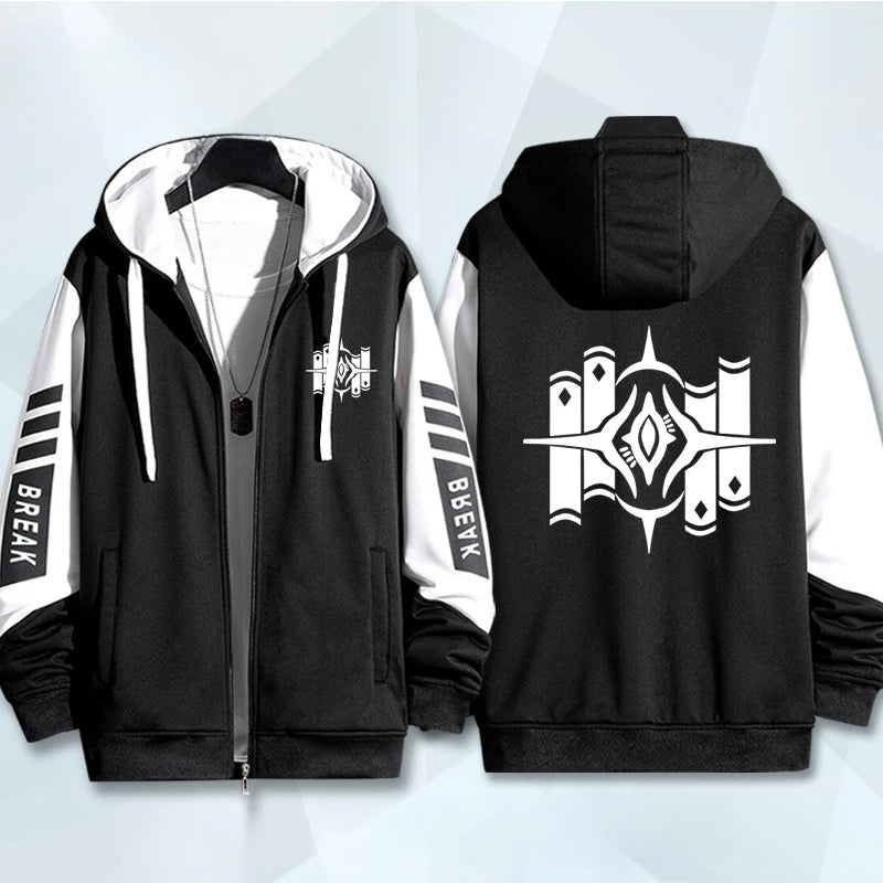 Sudadera con capucha y cremallera con estampado 3D de Game Honkai Star Rail para mujer y hombre, estilo hip hop, manga larga, estilo urbano
