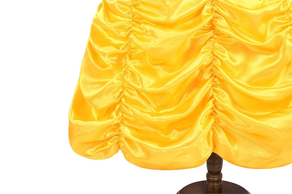 Children's Halloween Role Play Fairy Princess Belle Dress Xmas Carnival Masquerade Performance Birthday Party Fancy Girl Clothes