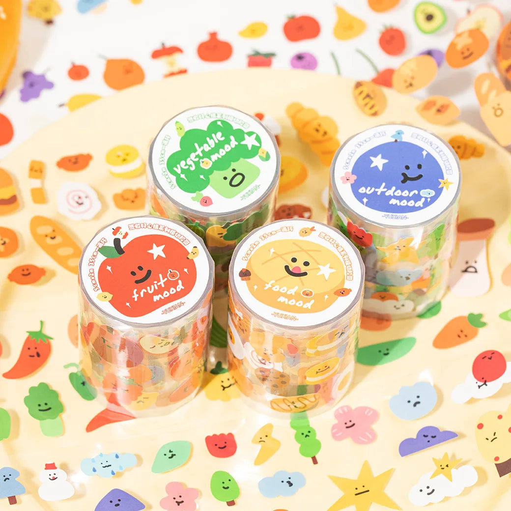 1Pc Sign In Mood Series Washi Tape Kawaii Paper Decorative Collage Adhesive DIY Scrapbooking Hand Made Masking Child Stationery