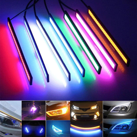 ultrathin Led light bar turning signal lamp Headlight Auxiliary light Daytime Running Light motorcycle taillight Decorative lamp