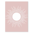 Pink Butterfly Wall Art Nursery Canvas Prints Painting Sun Rainbow Daisy Heart Posters Kawaii Pictures for Kids Girl Room Decor