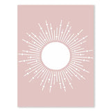 Pink Butterfly Wall Art Nursery Canvas Prints Painting Sun Rainbow Daisy Heart Posters Kawaii Pictures for Kids Girl Room Decor