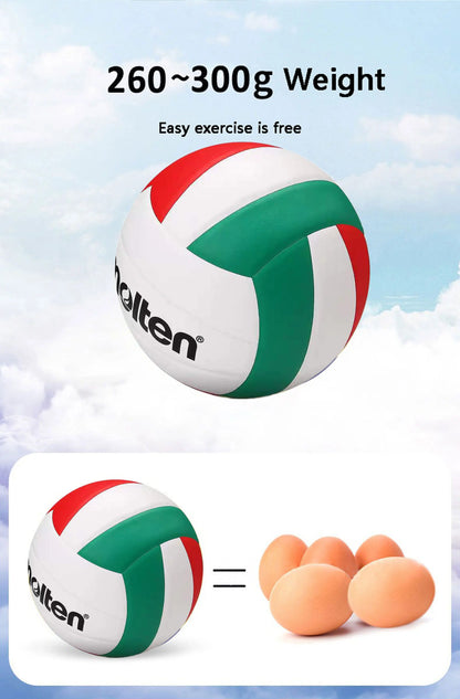 Balón de voleibol profesional, voleibol de playa, voleibol duradero de PU, elija bomba + aguja + bolsa de red
