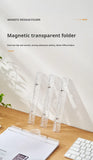 Magnetic Transparent File Folders Strong Suction Not Easy To Fall Off Multifunctional Office Supplies File Folders