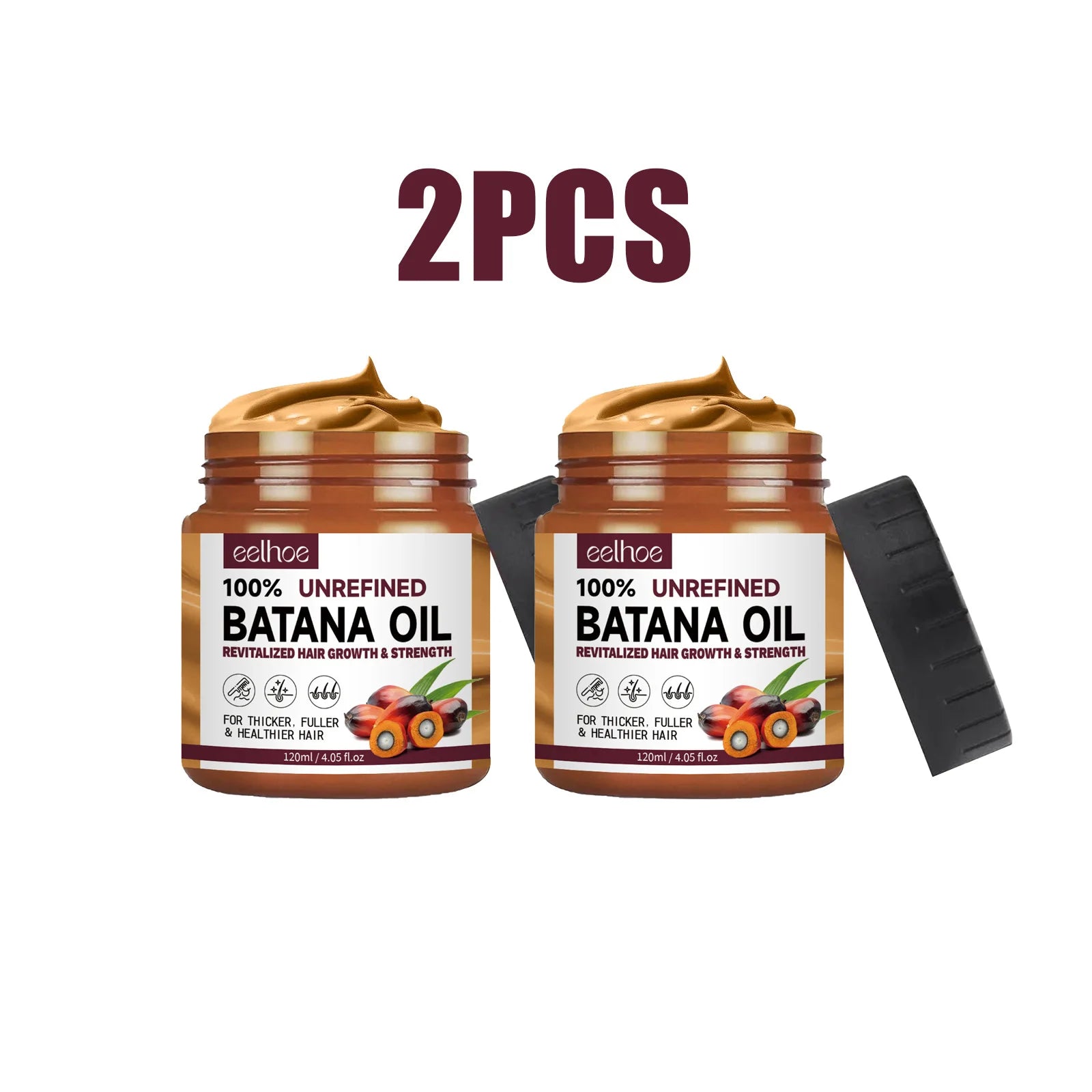 Condicionador Capilar de Óleo de Batana 120ml – Natural, Nutritivo, Hidratante e Reparador, Controle de Frizz, Sem Sulfato – Para Cabelos Secos/Danificados