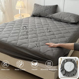 Bedspreads Cover Fitted Bed Sheets Waterproof Mattress Coverlets Elastic Band Protector Pads for Single/Double/King/Queen Bed