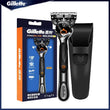 Gillette Fusion ProGlide Power Razor Shaver 5 Layer Blades Male Face Beard Hair Trimmer Men\'s Razor Machine Original