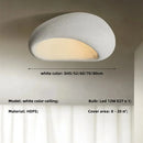 Nordic Wabi Sabi LED Ceiling Lamps Minimalist Cream Style Living Room Bedroom Ceiling Light 45/52/60/70cm Home Decor Chandeliers
