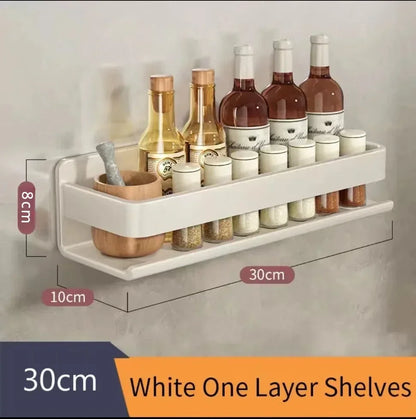 Bathroom Shelf Without Drilling Makeup Organizer Shampoo Storage Shelf Storage Rack For Kitchen Bathroom Organizer Accessorie