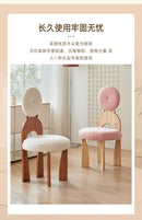 Nordic Bedroom Makeup Chair Modern Dresser Accent Wooden Dining Chair Luxury Relax Minimalist Design Home Furniture Cadeira LLMC