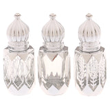 Mini Glass Roll on Bottle Hot Stamped Silver Rollerbal Essential Oil Container Blending Perfume Bottle Empty Essential OilBottle