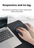 Ergonomic Wireless Bluetooth Mouse 1600DPI for MacBook Tablet Computer Laptop Rechargeable Mouse 2.4GHz USB PC Setup Accessories