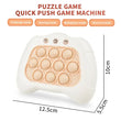 Quick Push Pop Fidget Brinquedos para Crianças e Adultos, Light Up Game, Console Portátil, Press Pushit, Bolha Eletrônica, Presente de Aniversário, Natal, Hot