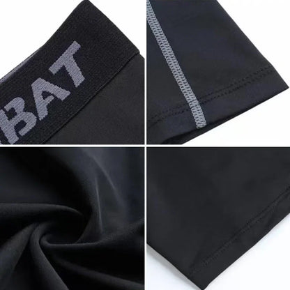 Pantalones de compresión para hombre, mallas frescas y secas, mallas deportivas para correr, pantalones cortos deportivos para entrenamiento
