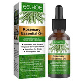 Óleo essencial de alecrim para o crescimento do cabelo, produto orgânico para o couro cabeludo, nutritivo, brilhante, saudável