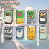 AI character magnetic building blocks Tung Tung tung sahur assembly building blocks character building blocks tabletop game