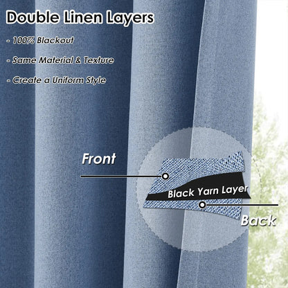 310cm Height 100% Blackout Curtains Custom Made Solid Color Curtains Bedroom Living Room Curtains For Windows Curtain