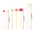 Hydrangea Flower Rattan Sticks, Reed Diffuser Stick, DIY Ornaments, Home Decor, Wireless Fragrances, Pink, New, 10pcs 