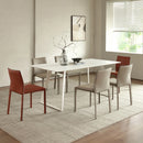 Stackable Household Dining Chairs Italian Style Minimalism Light Luxury Dining Chairs Makeup Backrest Cadeira Home Furniture