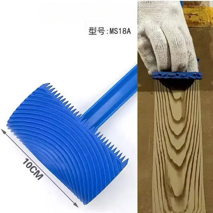 7 Inch DIY Graining Painting Tool Wood Texture Paint Roller  imitation  Wood Pattern Tools For Wall Room Art Wood Grain Tool Set