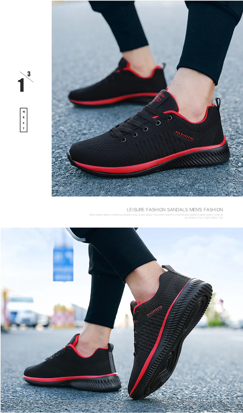 Men Shoes Running Shoes For Men Lightweight Tenis Comfortable Breathable Walking Sneakers