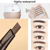 New Eyebrow Tint Cosmetics Natural Long-Lasting Eyebrow Paint Waterproof Black Brown Eyebrow Pencil Makeup Cosmetics