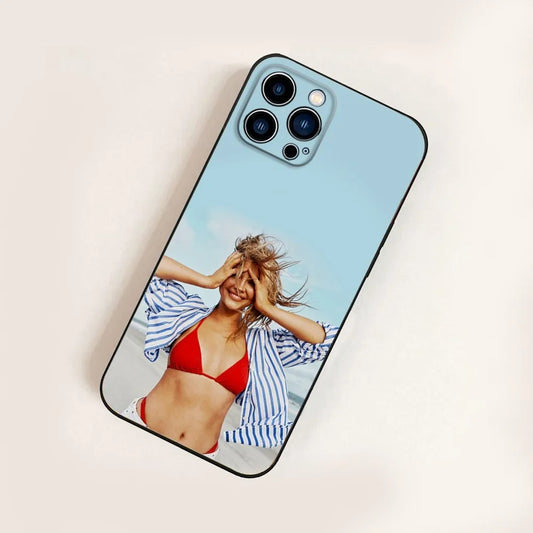 Madelyn C-Cline Phone Case For iPhone 16,15,14,13,12,11,Pro,X,XS,Max,XR,Plus,Mini Black Silicone Soft case