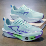 Unisex Sports Running Shoes for Men Women Training Soft Rebound Shock-Absorbing Summer Outdoor Jogging Shoes for Teenagers
