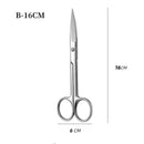Instrumentos quirúrgicos de acero inoxidable con punta recta y curva, para suturar tejidos, tijeras, equipo médico de emergencia para campo.