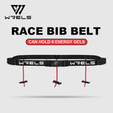 WRELS Outdoor Running Waist Belt Unisex Triathlon Marathon Race Number Belt Running Outdoor Sports Gym Fitness Sport Accessories