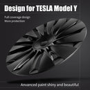4PCS for TESLA Model Y 2019-2024 Vehicle Full Coverage Blade Wheel Cover Cap 19 Inch Hubcaps  Automobile Replacement Accessories
