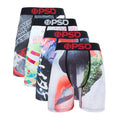 4Pcs Sexy Men Underwear Boxer Shorts Print Boxershorts Panty Cueca Male Panties Lingerie Fashion Underpants man