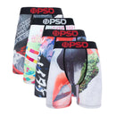 4Pcs Sexy Men Underwear Boxer Shorts Print Boxershorts Panty Cueca Male Panties Lingerie Fashion Underpants man