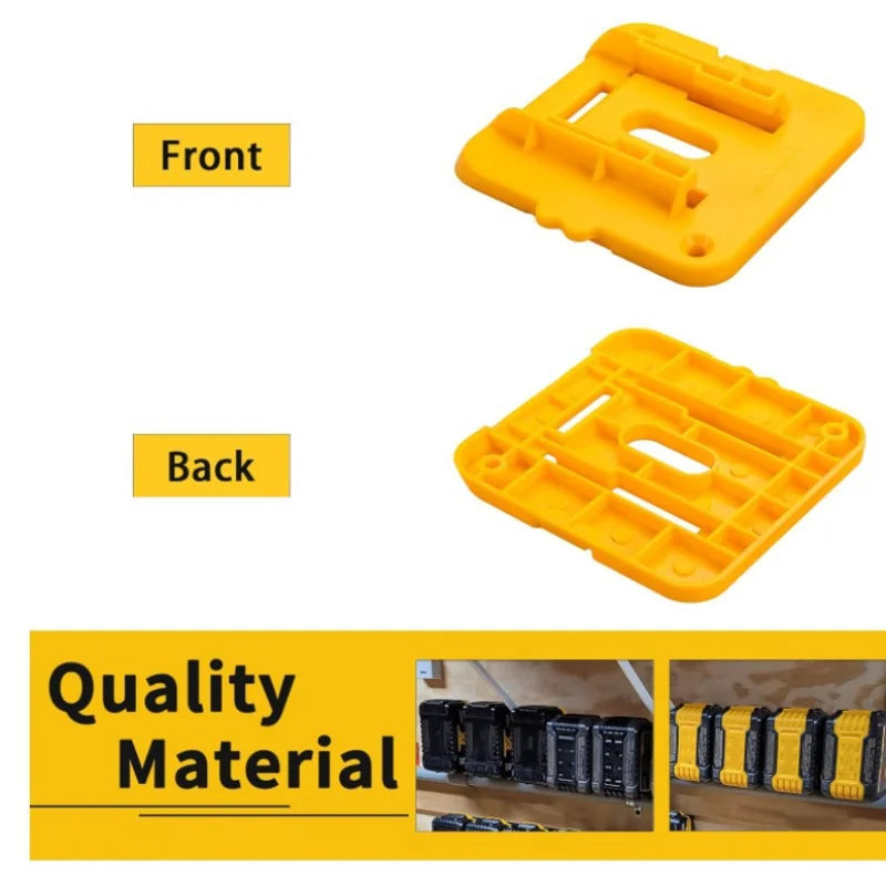 Machine Holder Battery Storage Rack for Dewalt/Makita/Milwaukee 14.4V 18V Li-ion Battery Wall Mount Tool Bracket Fixing