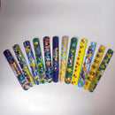 3/6/12pcs Pokemon Bracelets Pikachu Figures Anime Wristband Child Slap Band Puzzle Toys Boys Girls Birthday Party kids toy Gifts