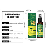 Ginger Hair Growth Serum Sprayer Fast Hair Growth Dense Regrowth Ginger Serum Oil Natural Hair Growth Accelerator For Stronger