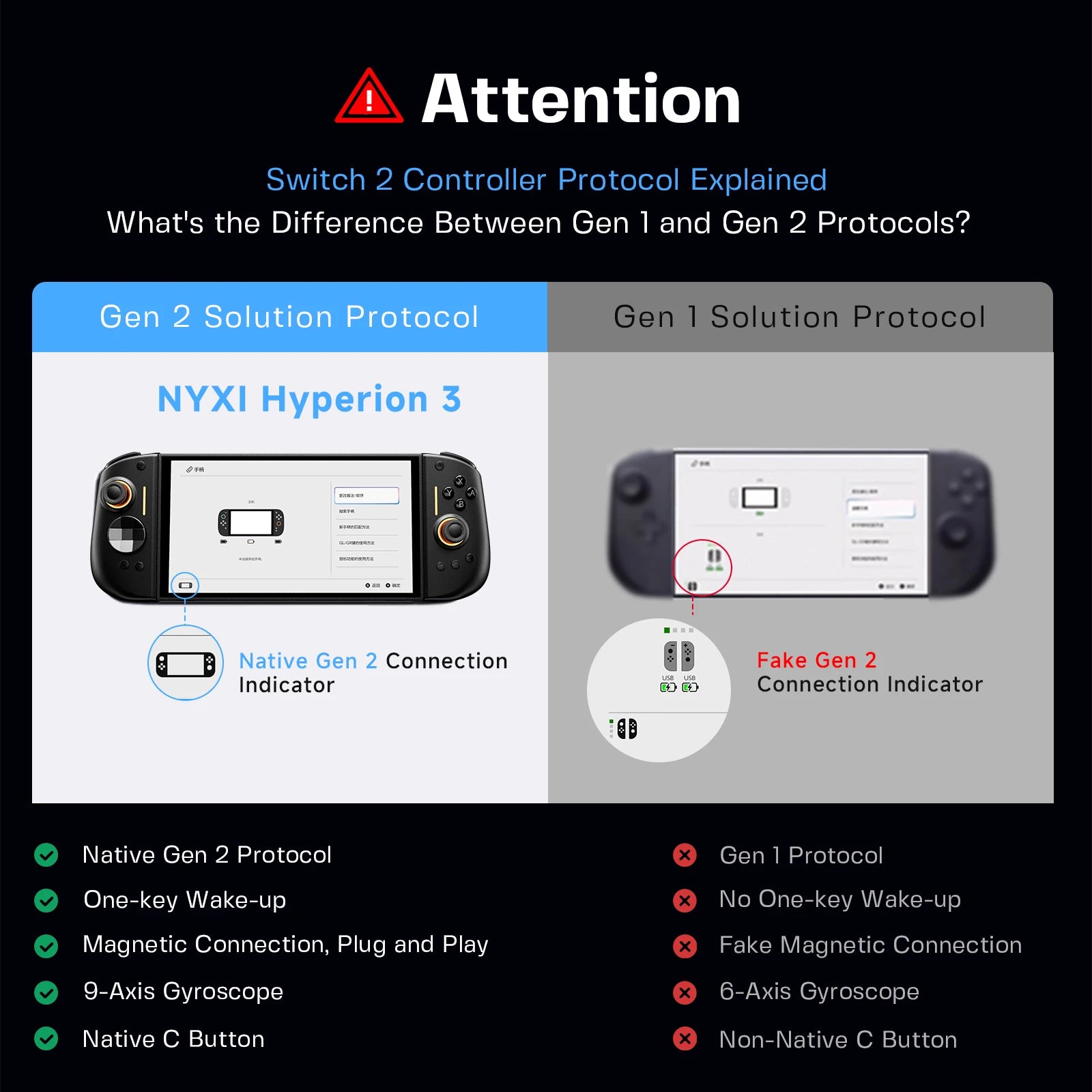 NYXI Hyperion 3 Wireless JoyPad for Switch 2