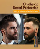Waterproof Beard Pen Filler Men Moustache Coloring Pen Beard Coloring Filling Enhancer Black Fiber Hair Beard Stuffing Pen Tool