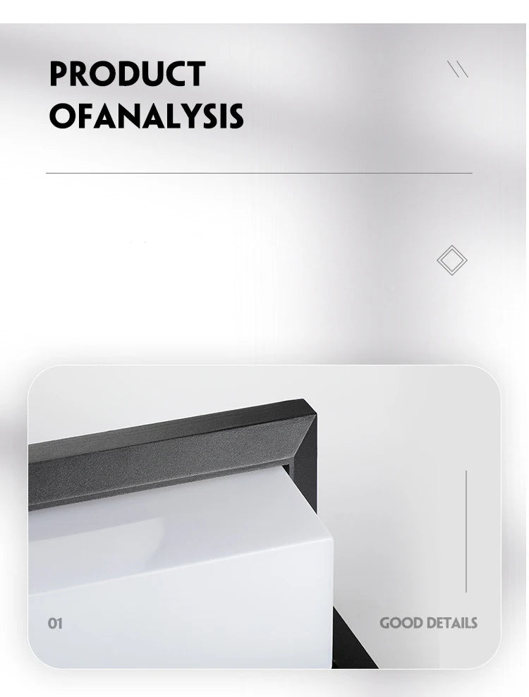 Led Outdoor Wall Light Waterproof IP65 Motion Sensor Led Outdoor Lighting Porch Lights Balcony Garden Lights Outdoor Wall Lamp