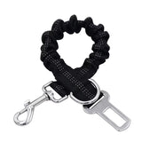 Dog safety leash pet car seat belt dog traction seat belt buffer elastic safety rope traction leash dog traction leash