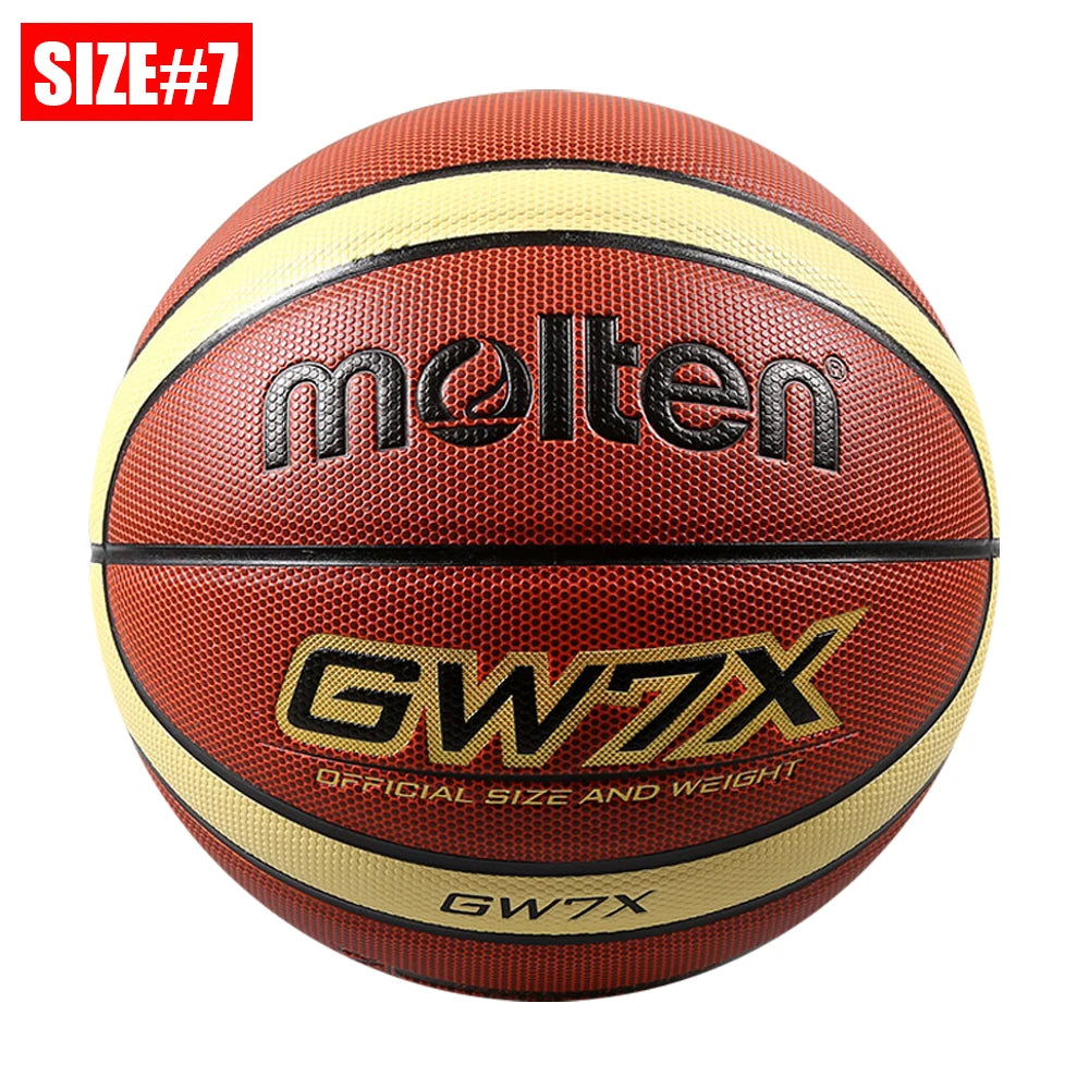 2025 Molten Basketball Official Size 7/6/5 PU Material Indoor Outdoor Men Ball Training Match Game Team Original Baloncesto