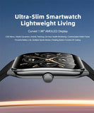 New For OPPO Ultra Thin Smart Watch Men Woman 1.96" HD AMOLED 70+Sports Mode Health Monitor Bluetooth Call Waterproof Smartwatch