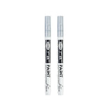 Fine tip permanent Paint Marker Pen DIY Paint Metallic Pen Permanent Gold SILVER Marker Touch Up,School Model Painting